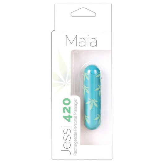 Maia Jessi 420 Rechargeable Mini Bullet-Green Maia Jessi 420 Rechargeable Mini Bullet-Green - UABDSM