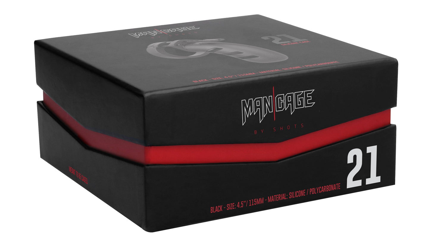 Silicone Chastity Cock Cage - Medium - UABDSM