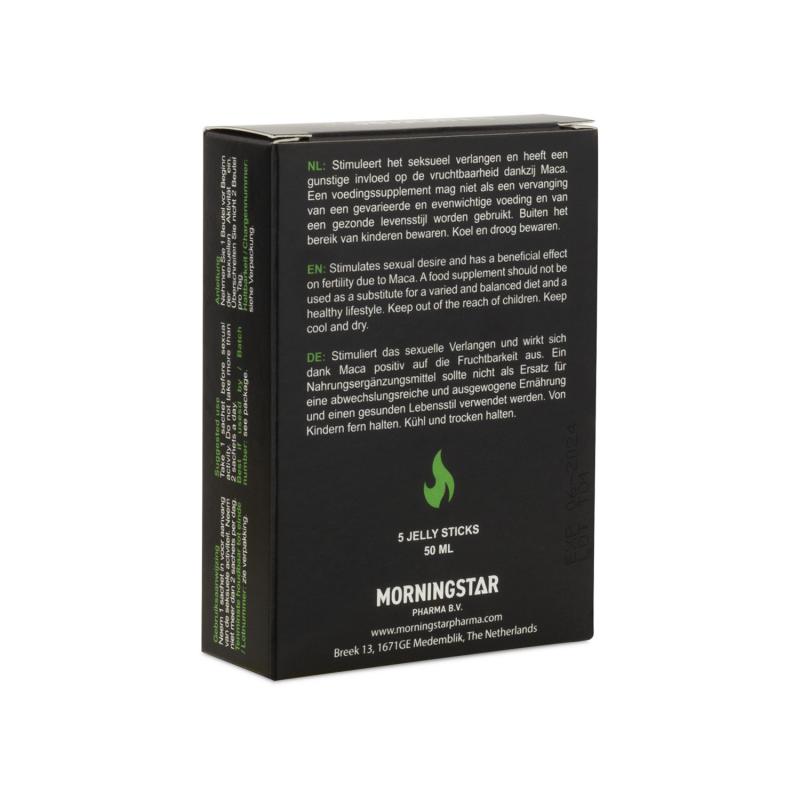 Lucifers Fire Jelly Sticks - Aphrodisiac For Women - 5 Sachets - UABDSM