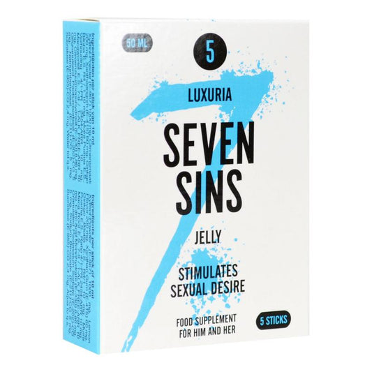 Seven Sins - Jelly - Aphrodisiac For Couples - 5 Sachets Seven Sins - Jelly - Aphrodisiac For Couples - 5 Sachets - UABDSM