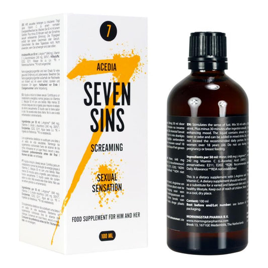 Seven Sins - Screaming - Aphrodisiac For Couples - 100 Ml Seven Sins - Screaming - Aphrodisiac For Couples - 100 Ml - UABDSM