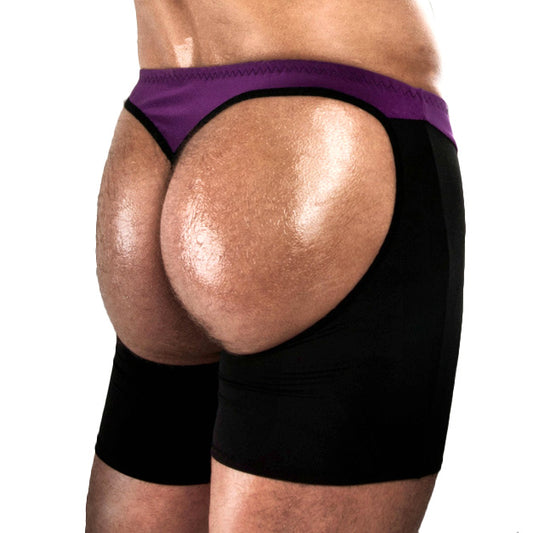 Passion Violet And Black Shorts - UABDSM