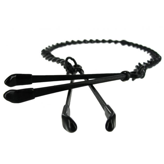 Master Series Reign Noir Black Nipple Tweezer Clamps - UABDSM