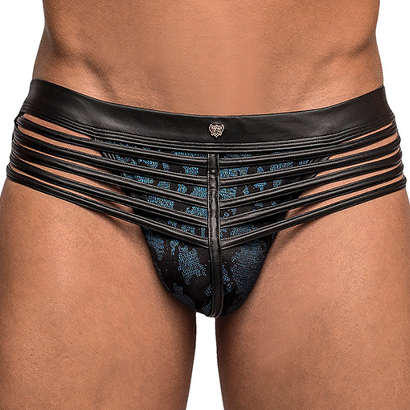 Strapped & Bound - Jock - Small/ Medium - Blue/ Black - UABDSM