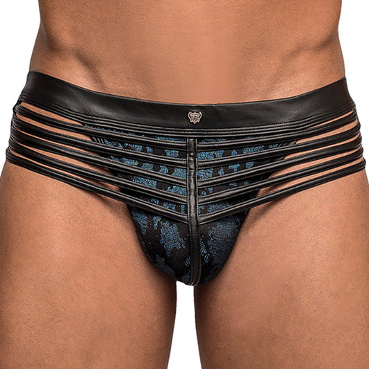 Strapped & Bound - Jock - Small/ Medium - Blue/ Black Strapped & Bound - Jock - Small/ Medium - Blue/ Black - UABDSM