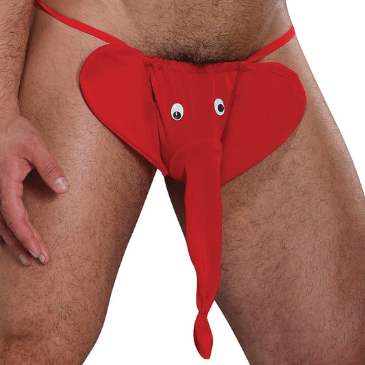 Squeaker Elephant G-String - One Size - Black Squeaker Elephant G-String - One Size - Black - UABDSM