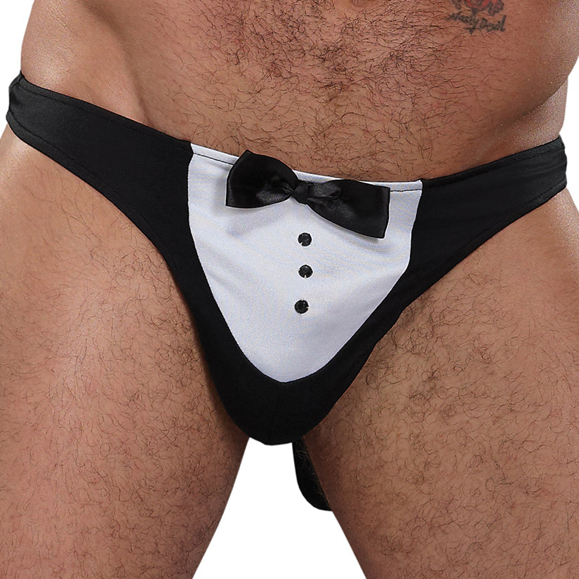 Maitre D Thong - One Size - Black - UABDSM