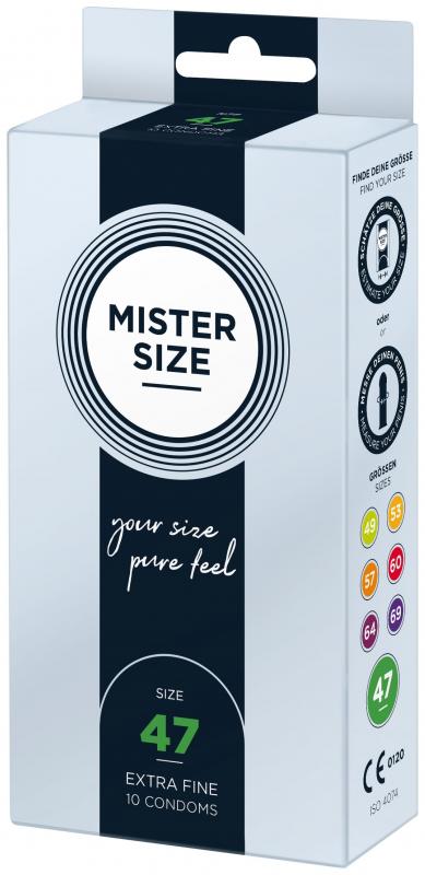 MISTER.SIZE 47 Mm Condoms 10 Pieces MISTER.SIZE 47 Mm Condoms 10 Pieces - UABDSM