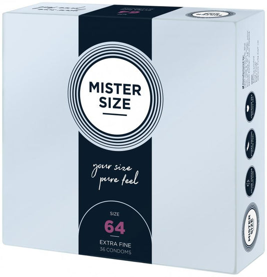 MISTER.SIZE 64 Mm Condoms 36 Pieces MISTER.SIZE 64 Mm Condoms 36 Pieces - UABDSM