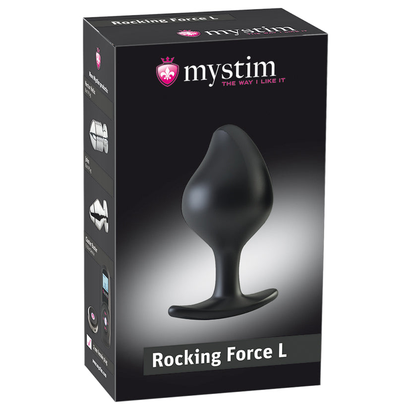 Mystim Rocking Force E-Stim Buttplug-Large - UABDSM