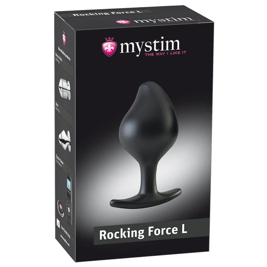 Mystim Rocking Force E-Stim Buttplug-Large Mystim Rocking Force E-Stim Buttplug-Large - UABDSM