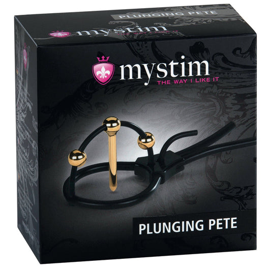 Mystim Plunging Pete Corona Strap With Urethral Sound Mystim Plunging Pete Corona Strap With Urethral Sound - UABDSM
