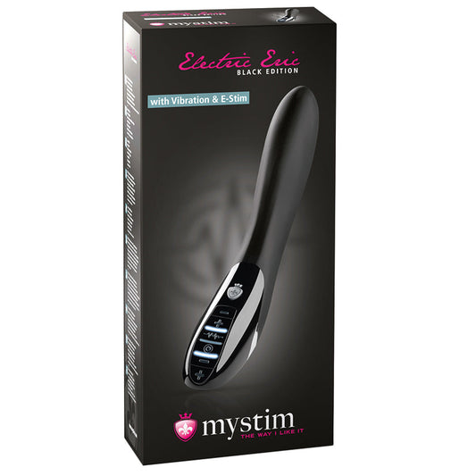 Mystim Electric Eric E-Stim Vibrator-Black Edition Mystim Electric Eric E-Stim Vibrator-Black Edition - UABDSM