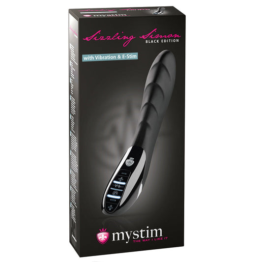 Mystim Sizzling Simon E-Stim Vibrator-Black Edition Mystim Sizzling Simon E-Stim Vibrator-Black Edition - UABDSM