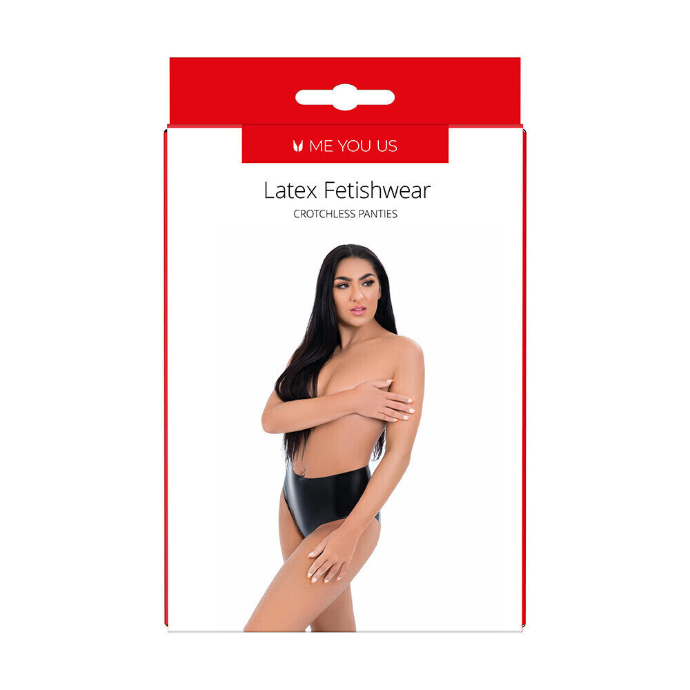 Me You Us Latex Crotchless Panties - UABDSM