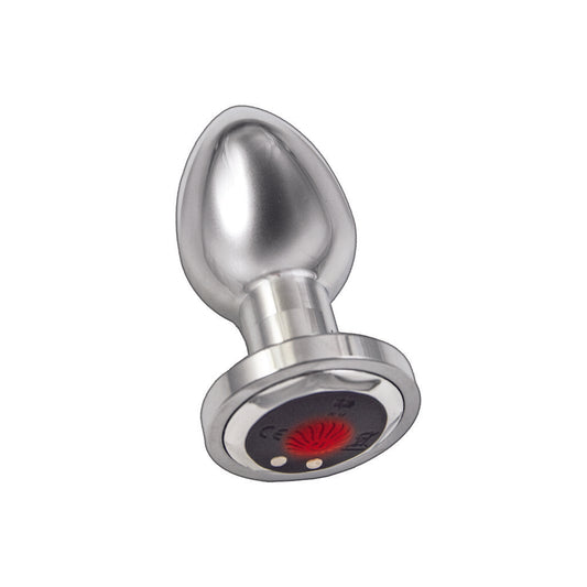Ass Sation Remote Vibrating Butt Plug Silver Ass Sation Remote Vibrating Butt Plug Silver - UABDSM