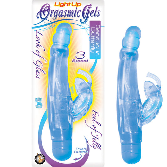 Orgasmic Gels Light Up Butterfly-Blue 7 Orgasmic Gels Light Up Butterfly-Blue 7 - UABDSM
