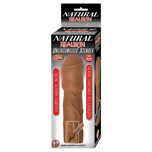 Natural Real Skin Uncircumsized Xtender-Brown Natural Real Skin Uncircumsized Xtender-Brown - UABDSM
