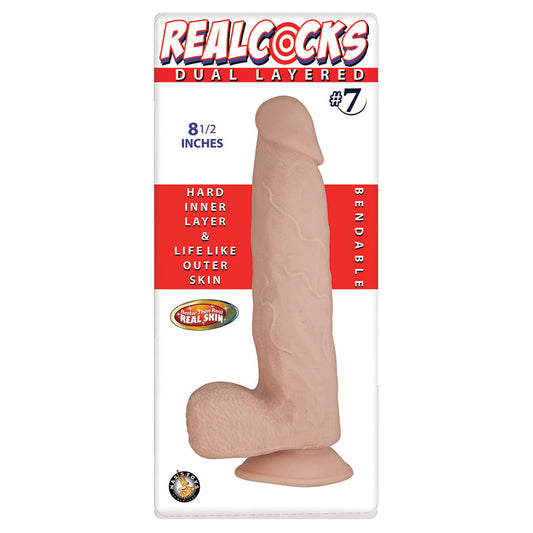 Realcocks Dual Layered #7 - Flesh Realcocks Dual Layered #7 - Flesh - UABDSM