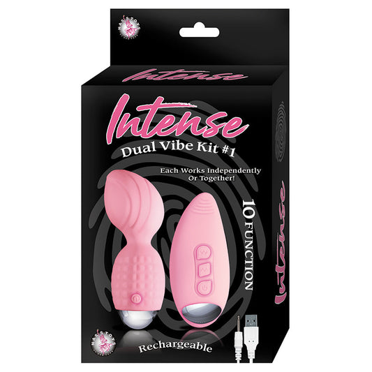Intense Dual Vibe Kit #1-Pink Intense Dual Vibe Kit #1-Pink - UABDSM