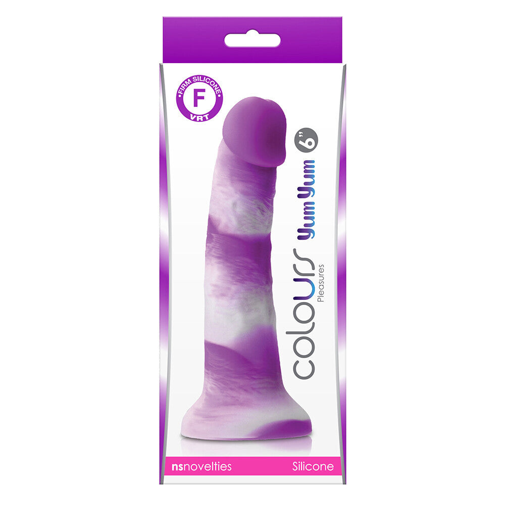 Colours Yum Yum 6 Inch Dildo Purple - UABDSM