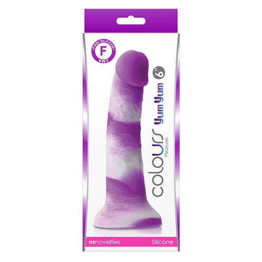 Colours Yum Yum 6 Inch Dildo Purple - UABDSM