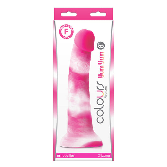 Colours Yum Yum 8 Inch Dildo Pink - UABDSM