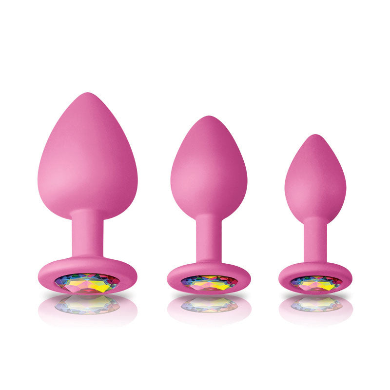 Glams Pink Spades Anal Trainer Kit - UABDSM