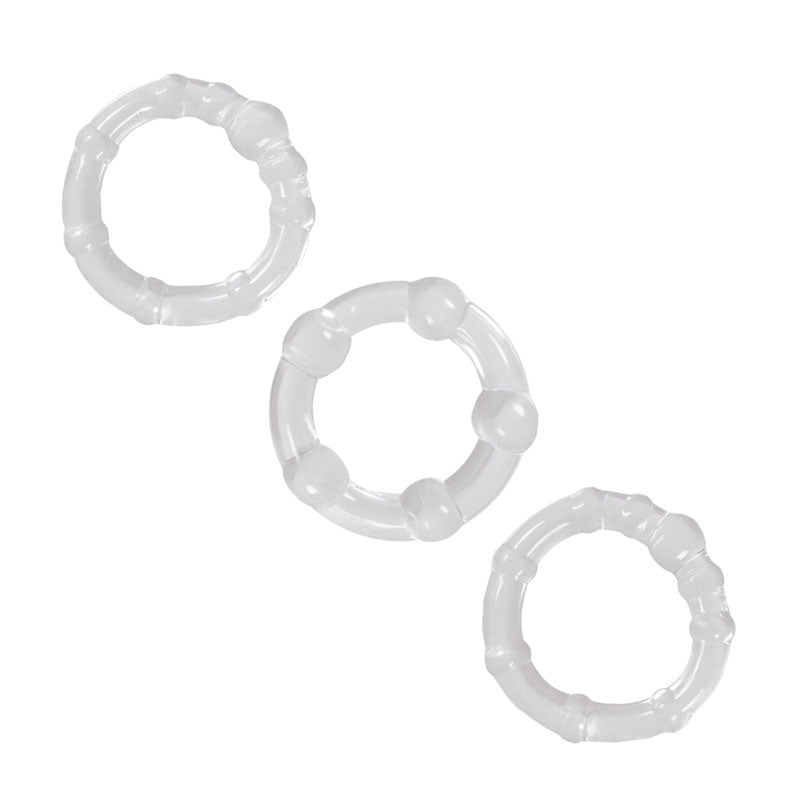 NS Novelties Renegade Intensity Rings Cockrings Clear - UABDSM
