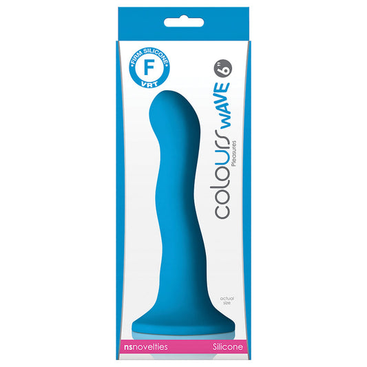 Colours Wave Dildo-Blue 6 Colours Wave Dildo-Blue 6 - UABDSM