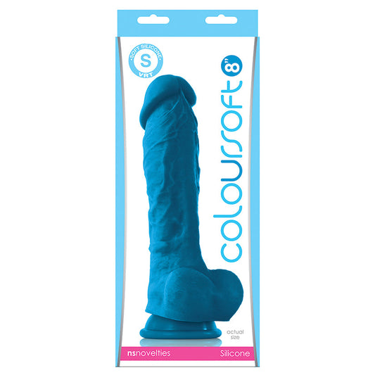 Coloursoft Dildo-Blue 8 Coloursoft Dildo-Blue 8 - UABDSM