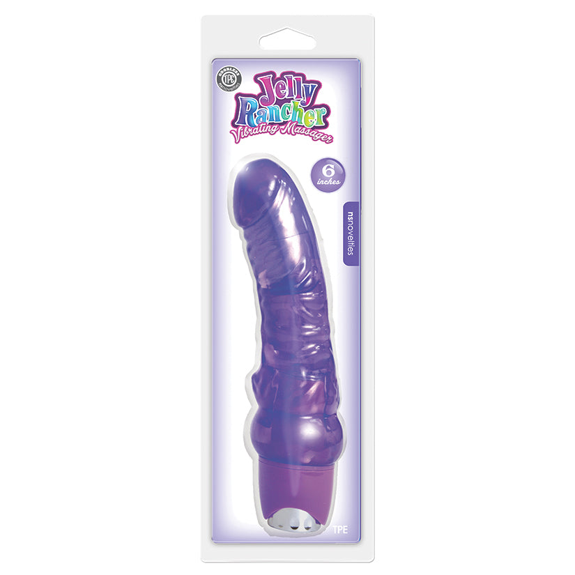 Jelly Rancher 6 Vibrating Massager - Purple - UABDSM