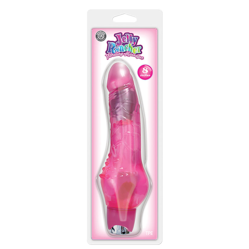 Jelly Rancher 8 Vibrating Massager - Pink - UABDSM