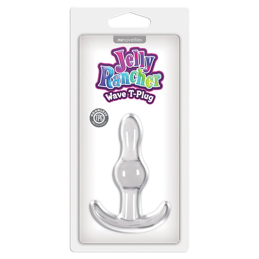 Jelly Rancher Wave T-Plug-Clear Jelly Rancher Wave T-Plug-Clear - UABDSM