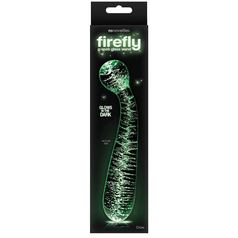 Firefly Glass G Spot Glow Wand-Clear - UABDSM