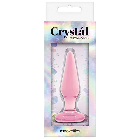 Crystal - Tapered Plug Small - Pink Crystal - Tapered Plug Small - Pink - UABDSM