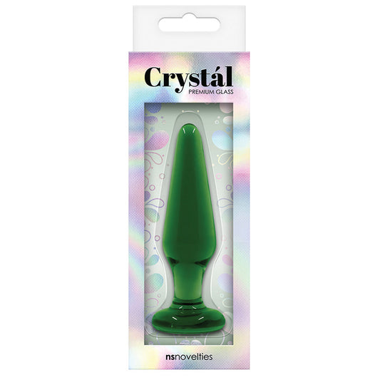 Crystal - Tapered Plug Medium - Green Crystal - Tapered Plug Medium - Green - UABDSM
