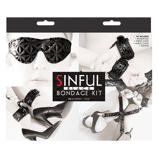 Sinful - Bondage Kit - Black Sinful - Bondage Kit - Black - UABDSM