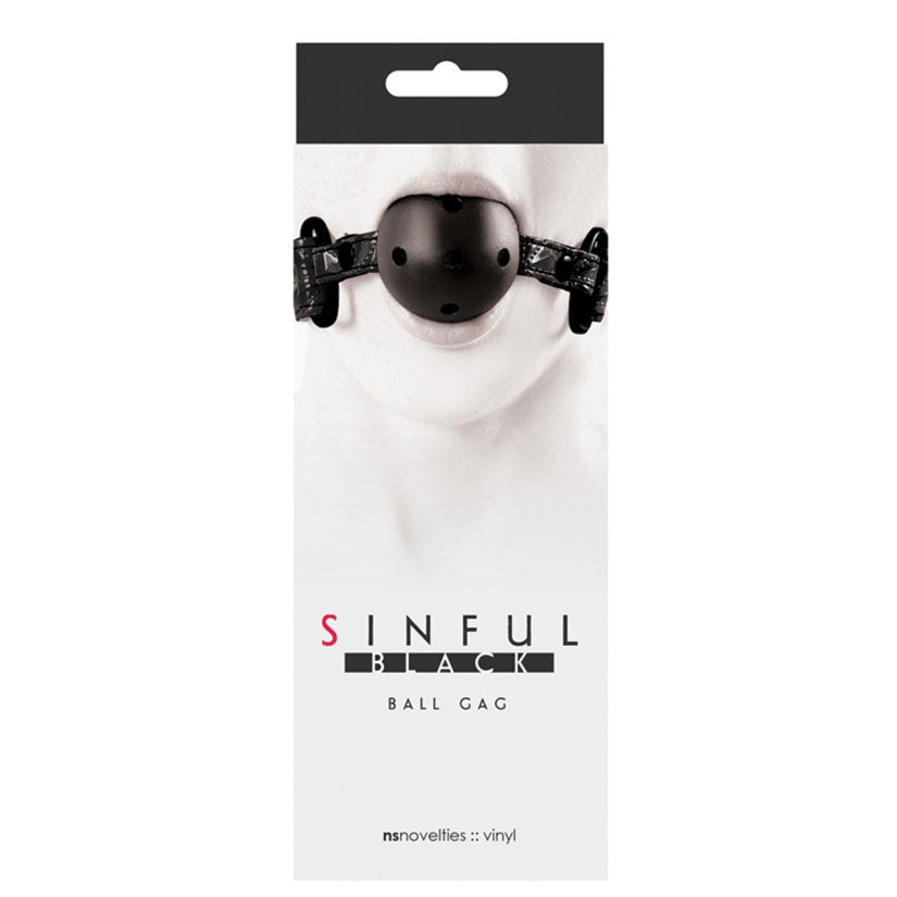 Sinful Ball Gag - Black - UABDSM