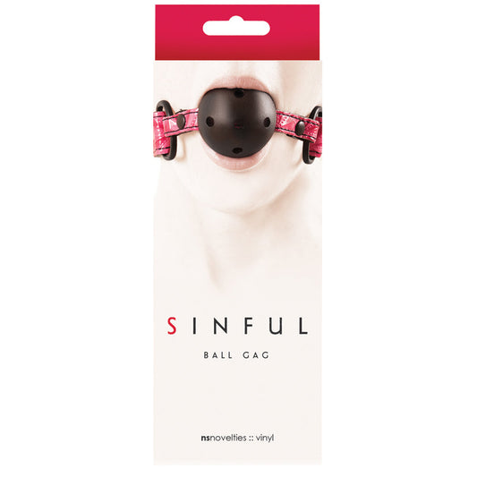 Sinful Ball Gag - Pink Sinful Ball Gag - Pink - UABDSM