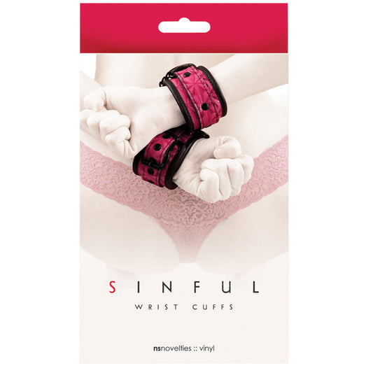 Sinful Wrist Cuffs - Pink Sinful Wrist Cuffs - Pink - UABDSM