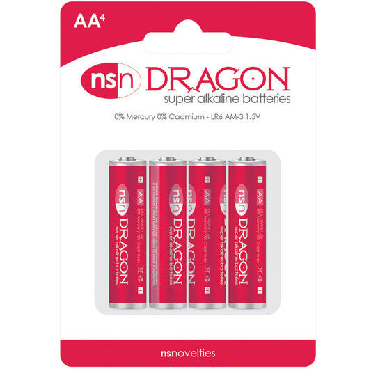 Dragon - Alkaline Batteries - AA - 4 Pack Dragon - Alkaline Batteries - AA - 4 Pack - UABDSM