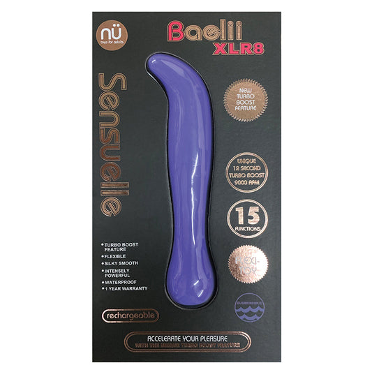 Sensuelle Baelii XLR8 Turbo Flexi Vibe-Ultra Violet Sensuelle Baelii XLR8 Turbo Flexi Vibe-Ultra Violet - UABDSM