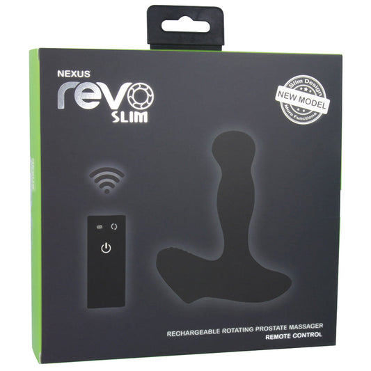Nexus Revo Slim Rotating Prostate Massager-Black Nexus Revo Slim Rotating Prostate Massager-Black - UABDSM