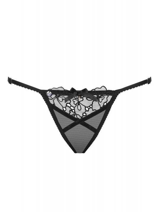 Uniquella Sexy Lace Thong - Black Uniquella Sexy Lace Thong - Black - UABDSM