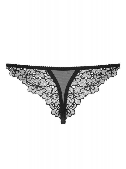 Uniquella Sexy Lace Thong - Black - UABDSM