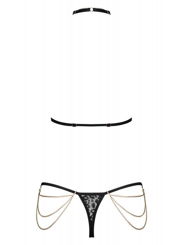 Pantheria 2-Piece Set With Chains - Black - UABDSM