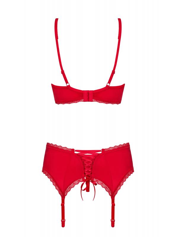 Jolierose 3-Piece Set - Red - UABDSM