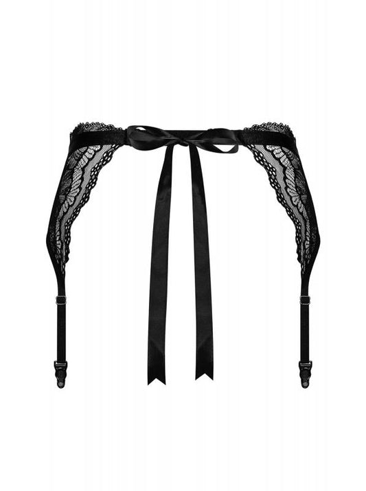 Isabellia Lace Garter Belt - Black - UABDSM
