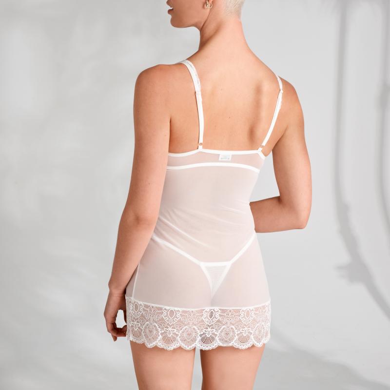 Chemise & Thong - White - UABDSM